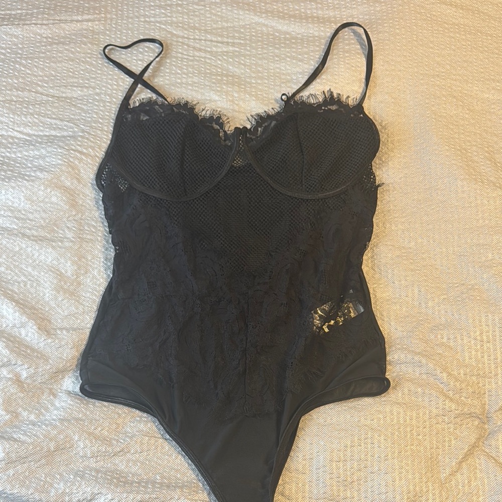 Black Lace Bodysuit